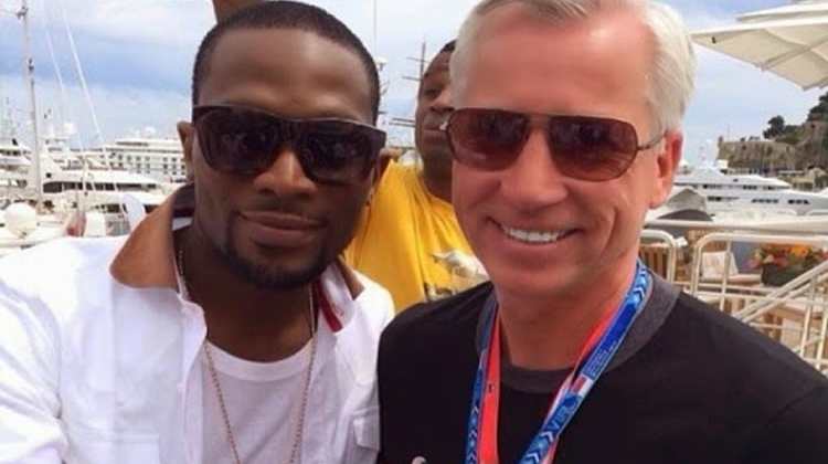 D’BANJ SPOTTED WITH NEWCASTLE UNITED BOSS ALAN PARDEW ON A YACHT IN FRANCE